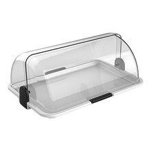 Buffetvitrine enkel Roll topp