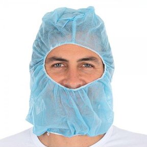 Balaclava PP haarmuts  Blauw (1000 stuks)
