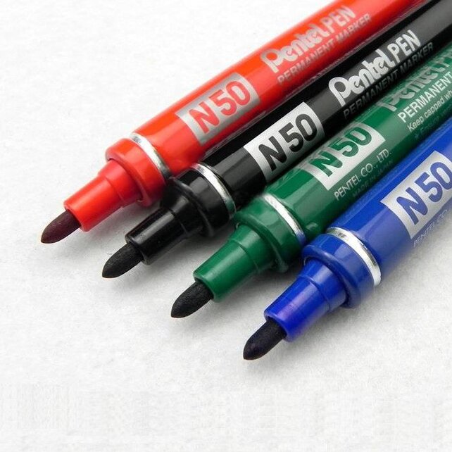 Merkpen Green-label Pentel