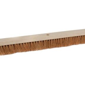 zaalveger cocos 100 cm  met steel en rvs klem