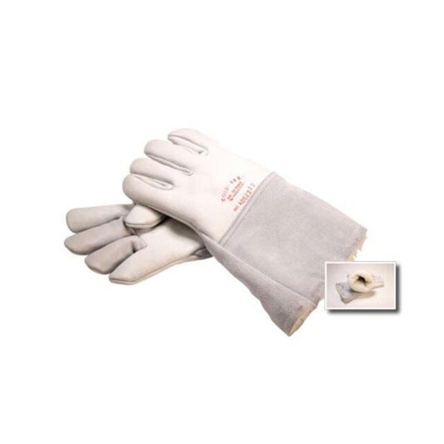 Diepvrieshandschoenen leder lange kap