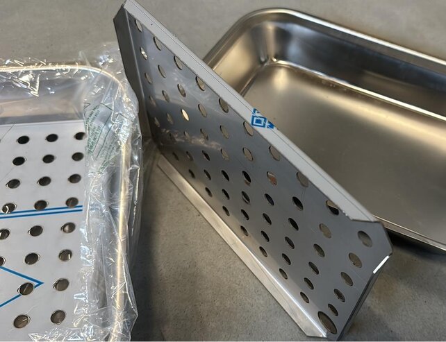 Rvs Lekrooster zwaar rvs. voor  Lekbak middel