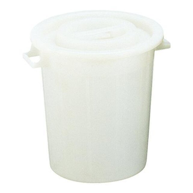 Afvalvat kunststof + deksel