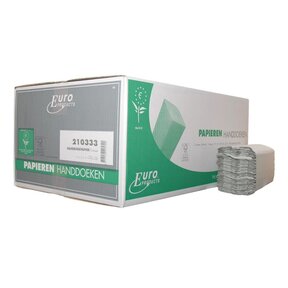 Vouwhanddoeken C-vouwrecycled naturel 1 laags
