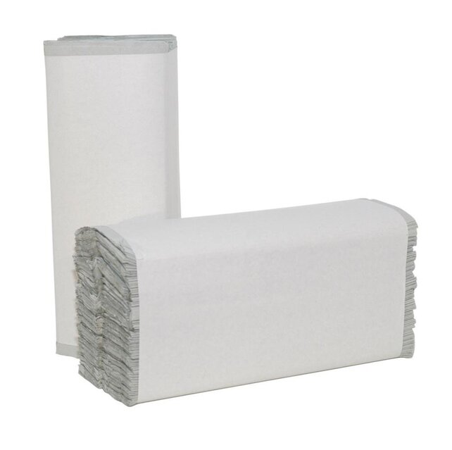 Vouwhanddoeken C-vouwrecycled naturel 1 laags