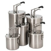 Heveldispenser  Rvs container 6 Ltr
