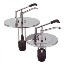 Heveldispenser op Rvs deksel