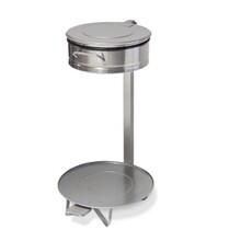 Vuilniszakhouder met voetpedaal 35cm Rvs