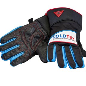 Diepvrieshandschoen Leogang softshell, met kap silicone grip