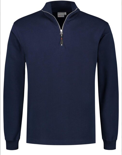 Zipsweater met Rits Santino Alex zonder boord