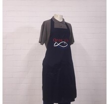 Schort  beavernylon  met onze vis logo geborduurd