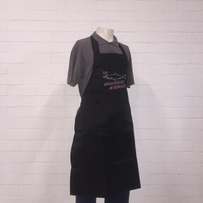 Schort  beavernylon met haring logo geborduurd