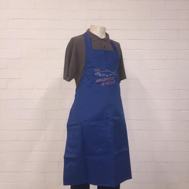 Schort  beavernylon met haring logo geborduurd