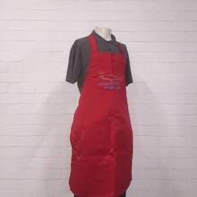 Schort  beavernylon met haring logo geborduurd