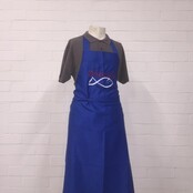 Schort  beavernylon  met onze vis logo geborduurd