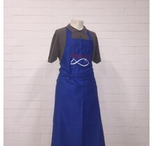 Schort  beavernylon  met onze vis logo geborduurd