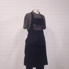 Schort  beavernylon met haring logo geborduurd