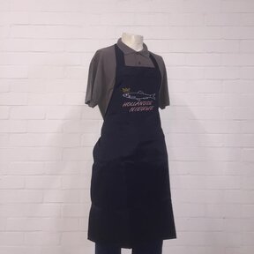 Schort  beavernylon met haring logo geborduurd