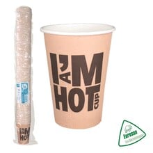 Koffiebeker I'm a hot  180ml/7.5ozØ70,3mm a 2000st