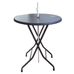 Statafel met parasoldoorvoer, zware uitvoering