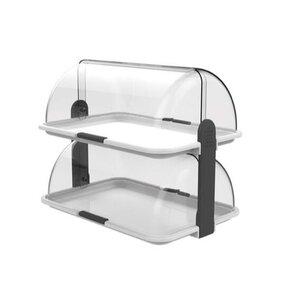 Brooddisplay  roltop dubbel  2 tone