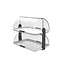 Brooddisplay roltop dubbel 2 tone