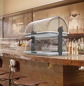 Brooddisplay  roltop dubbel  2 tone