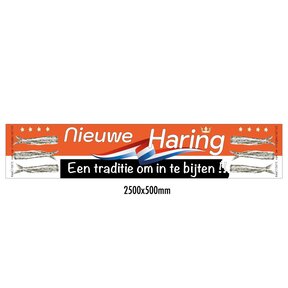 Spandoek Nieuwe Haring   (een traditie om in te bijten)