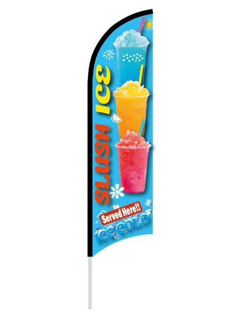 Beachvlag -  Slush Ice