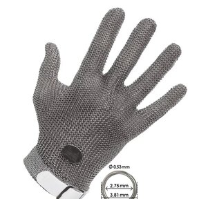 Rvs Handschoen  kunststof band