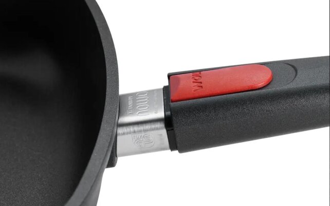 WOLL Nowo Titanium Vispan ovaal met afneembare greep