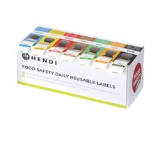 voedselveiligheidsstickers met dispenser