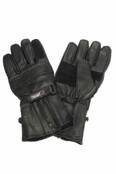 Motorhandschoenen leder gevoerd lange kap thinsulate