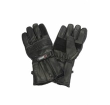 Motorhandschoenen leder gevoerd lange kap thinsulate