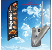 Duo beach vlaggenstok houder