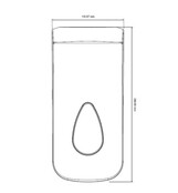 Zeepdispenser 900 ml PQspray9 navulbaar