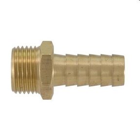 Messing slangtule 13mm x ½" BSP bu.dr..