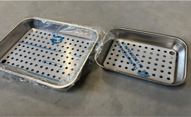 Rvs Lekrooster zwaar rvs. voor  Lekbak middel