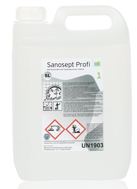 Sanosept Profi - Groene aanslagverwijderaar