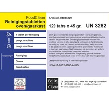 FC reinigingstabletten oven/gaarkast, 45g