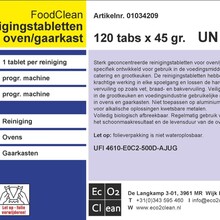 FC reinigingstabletten oven/gaarkast, 45g