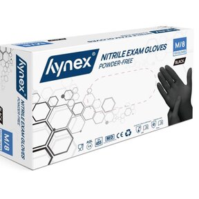Hynex Nitrile Handschoen PF Black 3,5gr 100/box