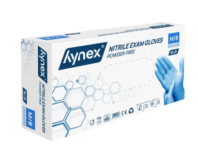 Hynex Nitrile PF Blue 3,5gr 100/box