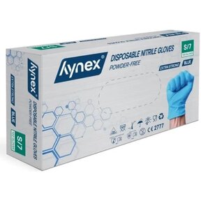 Hynex Nitrile Handschoen Extra Strong PF Bleu 5,0gr 100/box