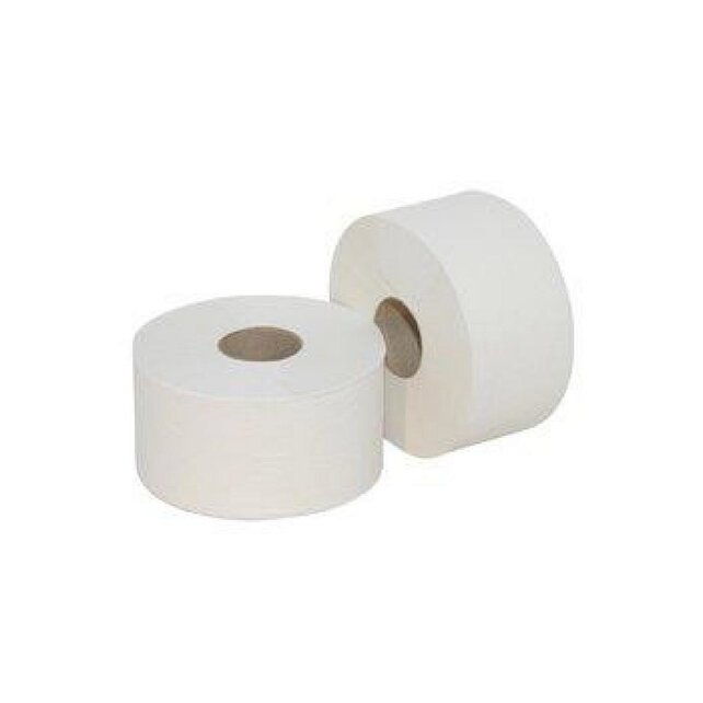Toiletpapier Euro mini  Jumbo 180 mtr  2 laags pak 12 rol