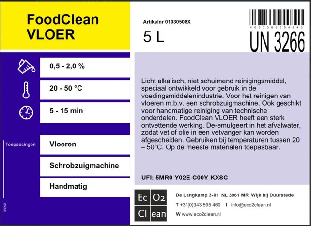 Foodclean VLOER