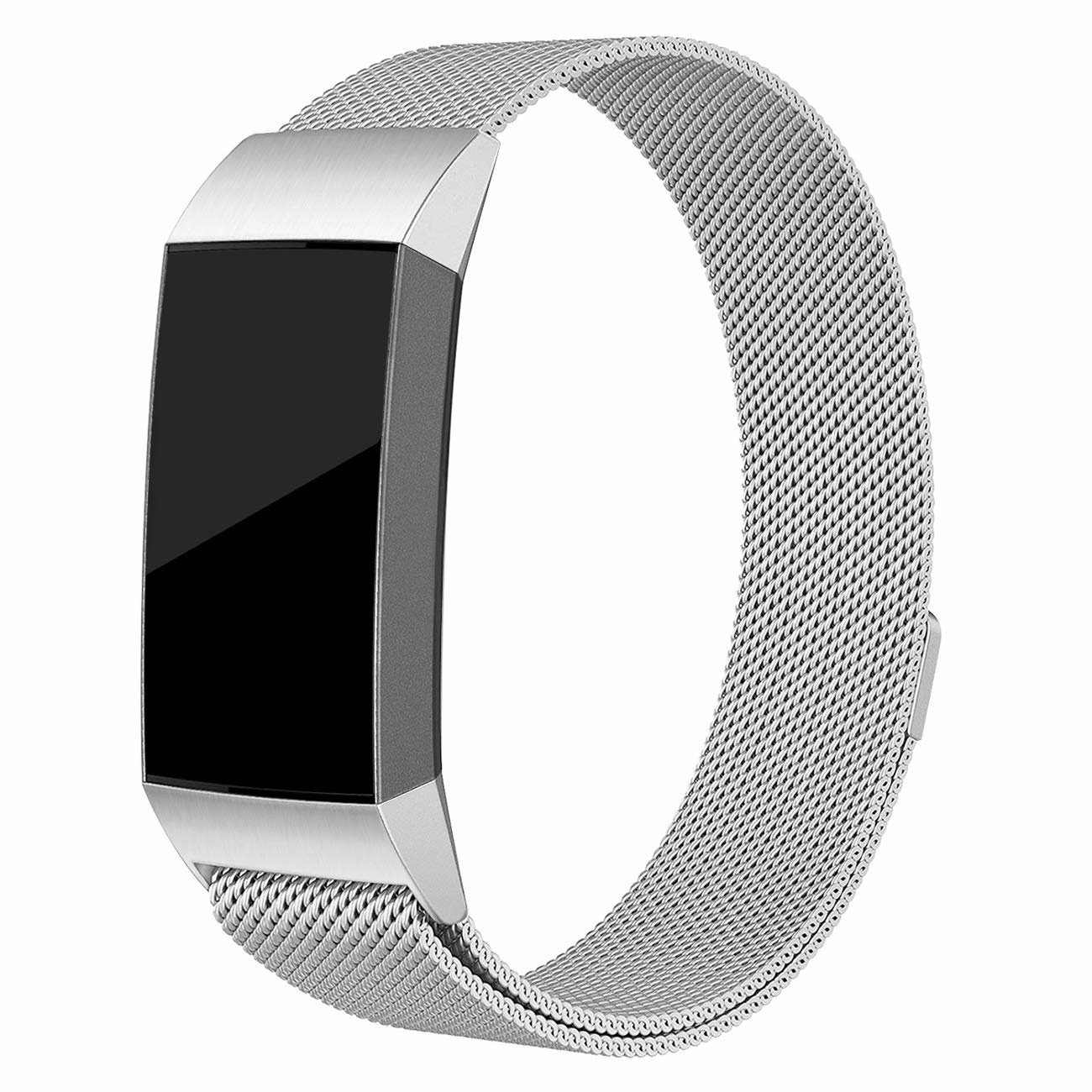Fitbit Charge 3 / 4 Milanese Band - Zilver