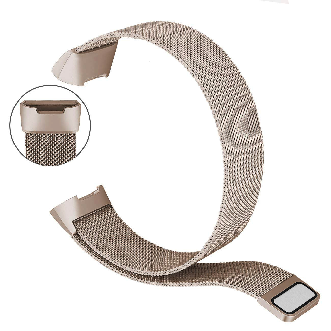 Fitbit Charge 3 / 4 Milanese Band - Champagne