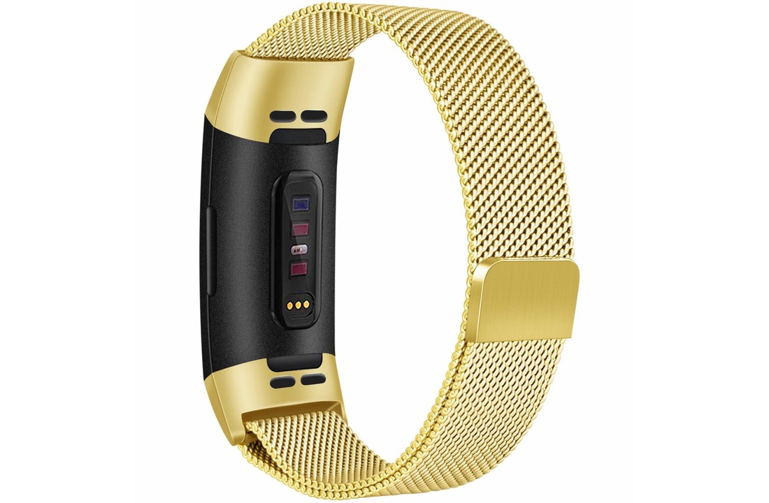 Fitbit Charge 3 / 4 Milanese Band - Goud