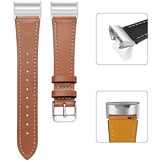 Fitbit Charge 3 / 4 Leer Bandje - Bruin